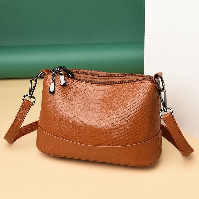 Bags For Women Korean Style Versatile Handbag Elegant Goddess Pu Leather Small Bag Large Capacity Single Shoulder Crossbody Bag - Image 3