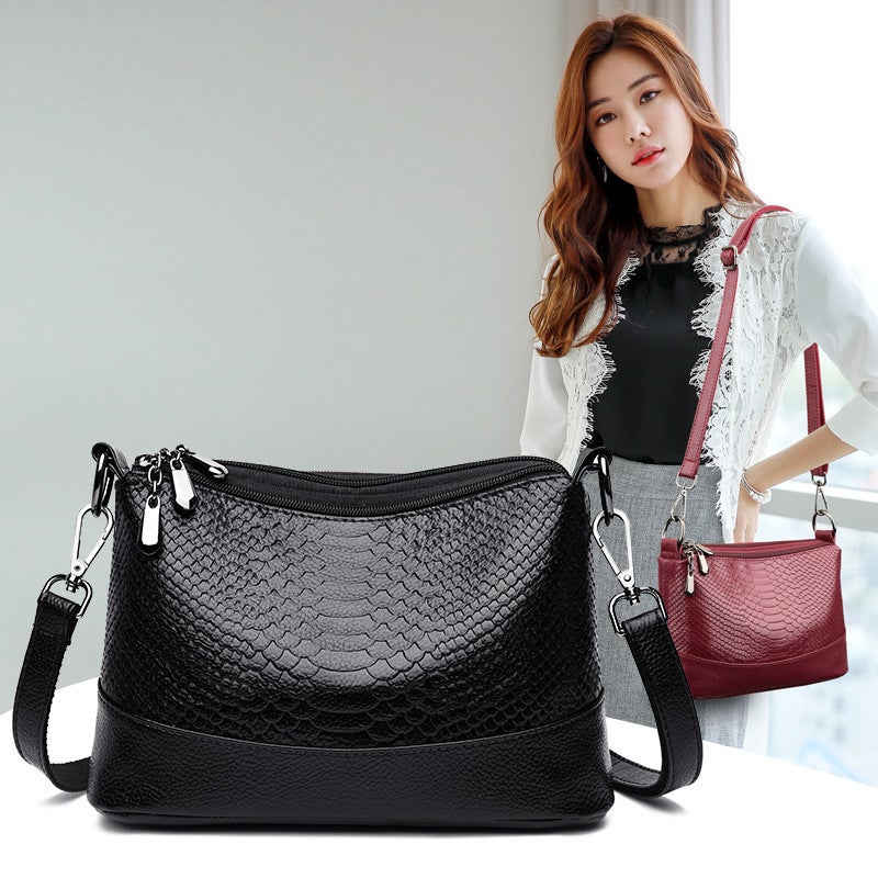 Bags For Women Korean Style Versatile Handbag Elegant Goddess Pu Leather Small Bag Large Capacity Single Shoulder Crossbody Bag - Image 2