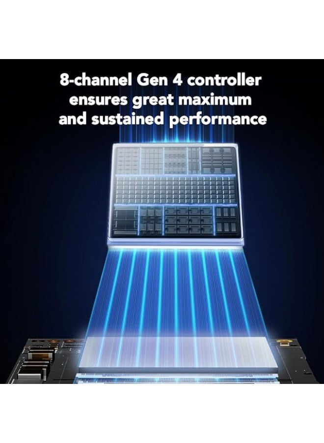 1TB NVMe M.2 2280 Internal SSD, PCIe Gen4 Solid State Drive Up to 6500MB/s Read for Gaming and Creative Work - Image 5