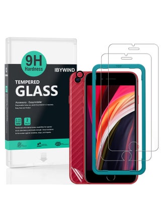 Screen Protector for Iphone With Metal Camera Lens Protector Back Carbon Fiber Skin Protector Including Easy Install Kit - pzsku/Z42ECA7C115006111E639Z/45/_/1702115346/c56ee237-3825-4d42-a6f9-a17caea49b61