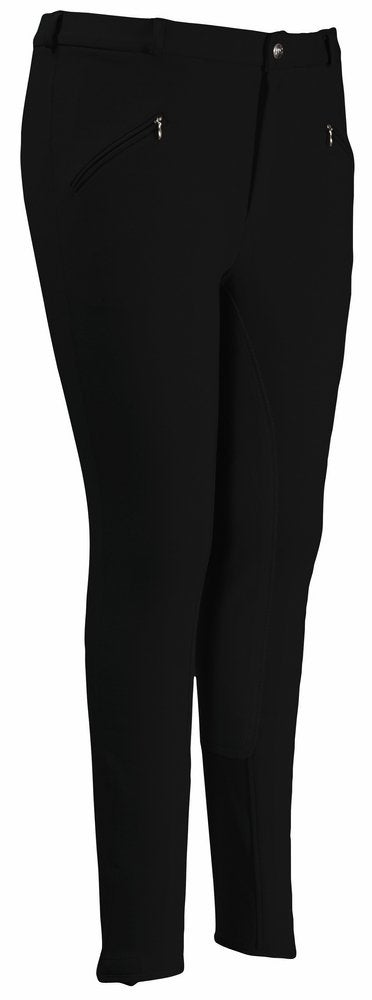 TuffRider Men's Regular Cotton Full Seat Breech, Black, 34 - Image 5