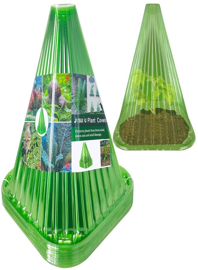 JUSUFU Garden Cloches for Plants, 20 Pack Plant Covers Reusable Plant Bell Cover Protects Plants from Birds, Frost,Snails Etc. - Image 1