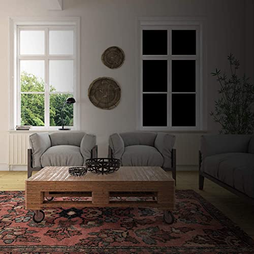 HAPPYMATES 100% Blackout Privacy Window Film Heat Resistant, Anti UV Sun Protection Self Adhesive Blackout Window Film for Home Office Bathroom Bedroom Kitchen (2 FEET X 25 FEET) - Image 3