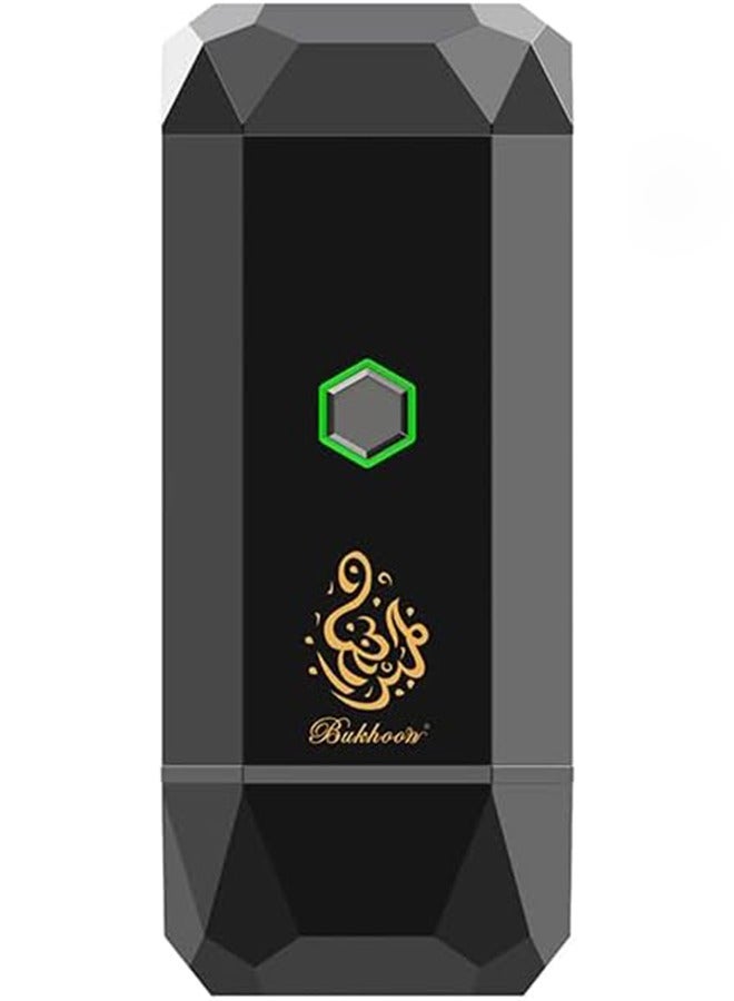 بخون مبخرة كهربائية الدايموند V3 قابلة لإعادة الشحن للسيارة والمنزل بمنفذ USB Type-C أسود - Image 1