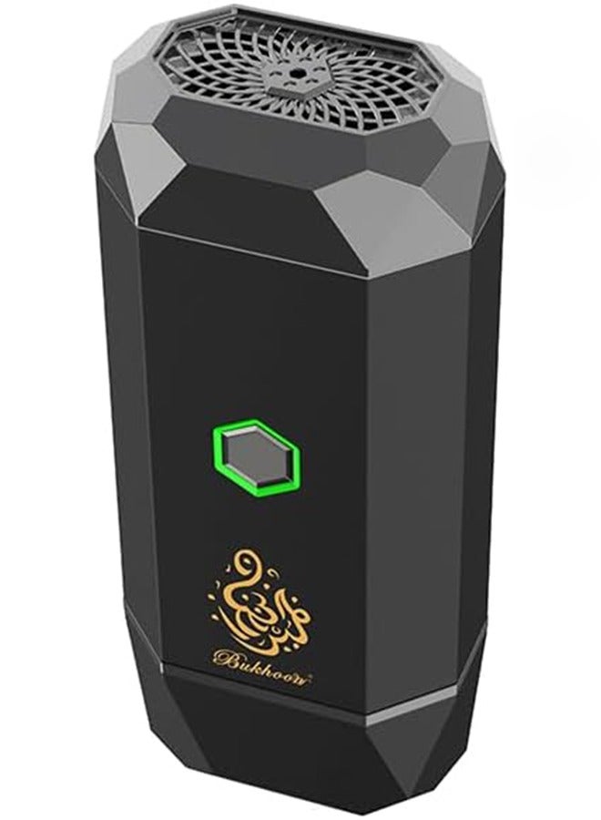 بخون مبخرة كهربائية الدايموند V3 قابلة لإعادة الشحن للسيارة والمنزل بمنفذ USB Type-C أسود - Image 3