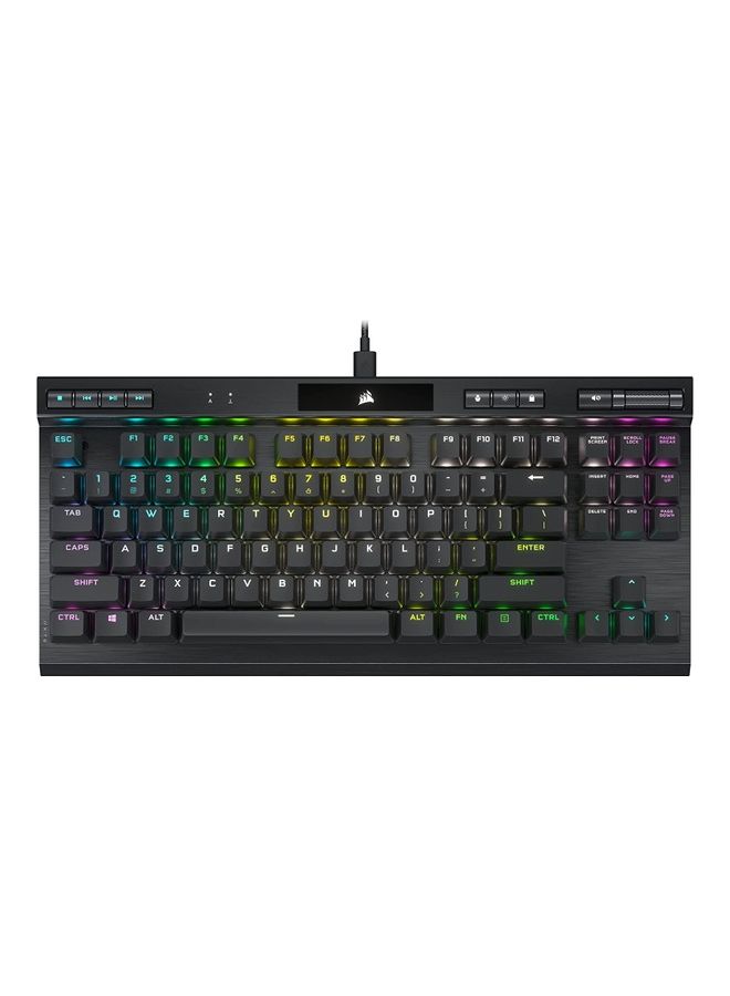 Corsair K70 RGB TKL CHAMPION SERIES Tenkeyless Optical-Mechanical Gaming Keyboard - Image 1