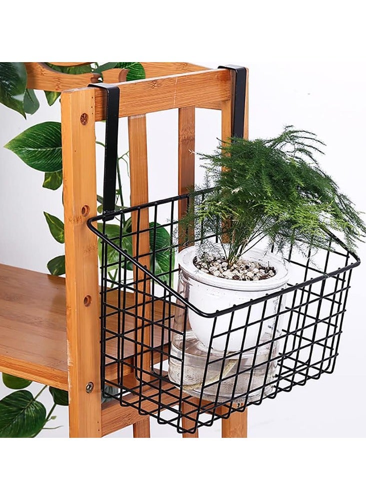 DubaiGallery 2Pcs Styleys Iron Multifunctional Kitchen Rack Over The Cabinet Door Wire Storage Basket  - Image 3