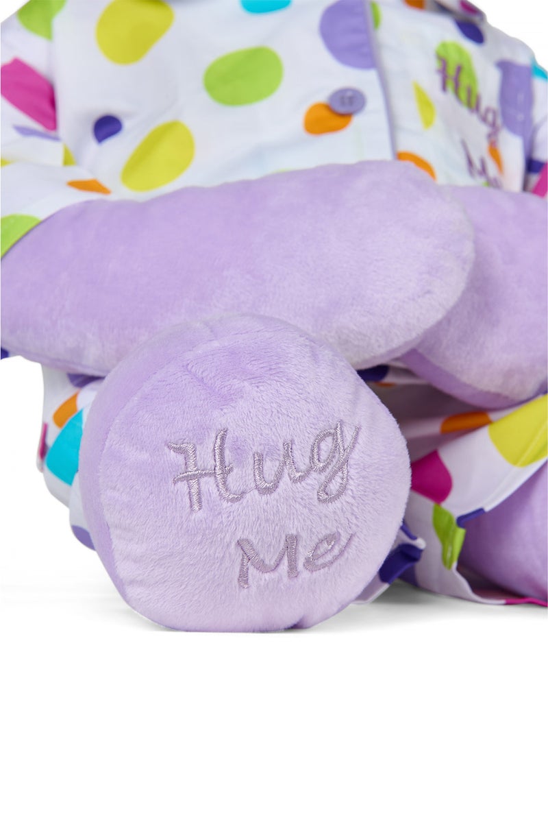 Luna Mia 'Bubbles' Hug Me Pyjama Set With Matching Mega Size Teddy Bear - Image 5