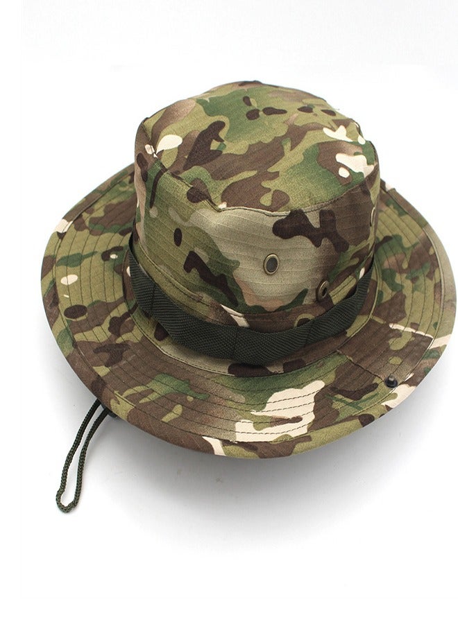 Loquat Outdoor Camping Camo Sunscreen Hat H - Image 3