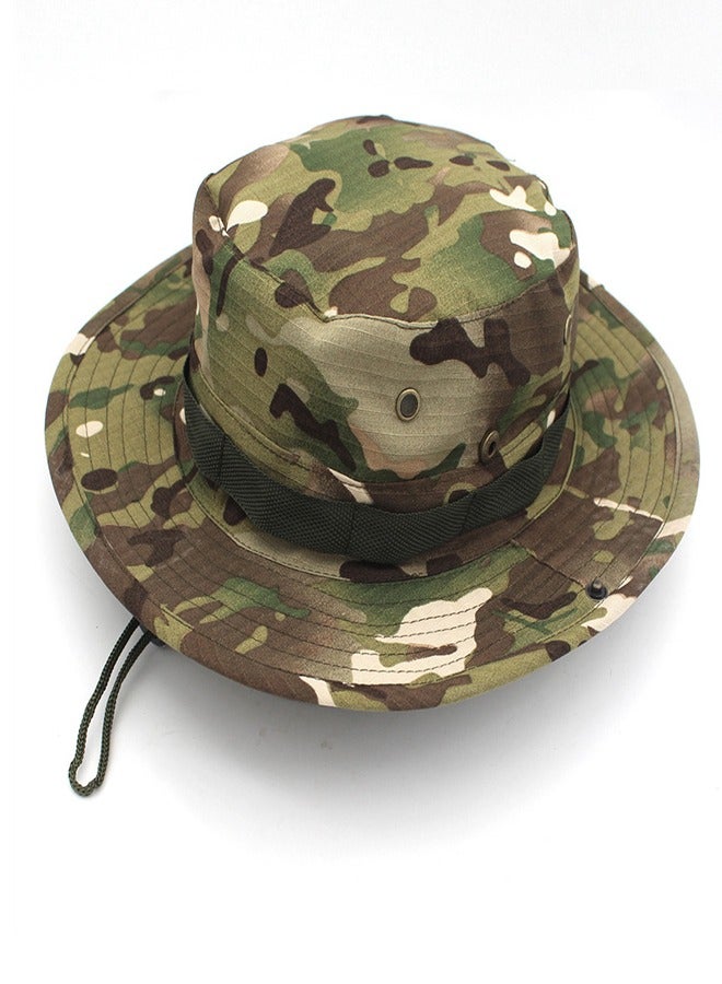Loquat Outdoor Camping Camo Sunscreen Hat H - Image 2