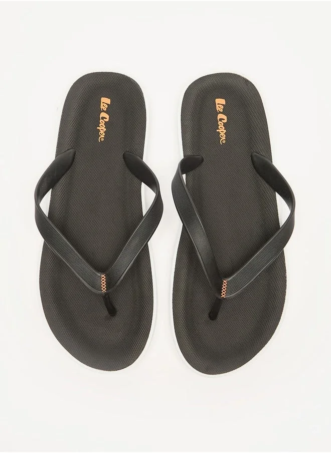 Lee Cooper Men's Solid Flip Flops