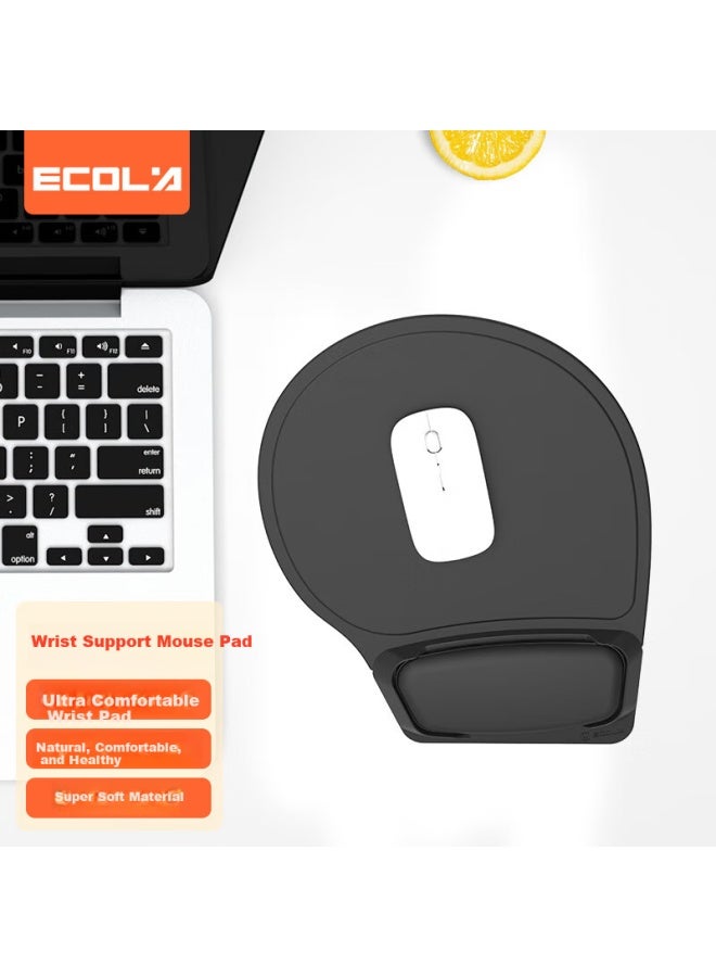 Ecola Ez4bk Ergonomic Adjustable Wrist Support Mouse Pad For Healthy Office Use, Detachable Design - Image 1