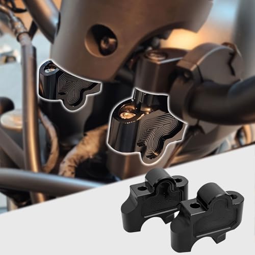 Midimttop Motorcycle Handlebar Risers Handle Bar Lift 32mm Clamp Adapters For Ho&n&da Rebel CMX 500 300 CMX500 CMX300 250 2017-2025 CMX REBEL 1100 Mods Parts 2021-2025 - Image 1