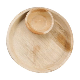 Maruti Disposal EcoFriendly Disposable Combo of Round Areca Leaf Plates 10 Inch Areca Leaf Bowl 4inch 25 - pzsku/Z42ED11952E69FEA140A4Z/45/1746562500/07a039c9-413e-48a9-8b87-43a04a8fc7c9