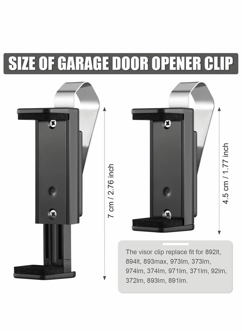 Excefore Garage Door Opener Clip Universal Car Garage Remote Visor Clip Compatible , Adjustable Gate Clicker Holder Fits for Different Size Remotes 1.9 x 2.8 Inch,  - Image 5
