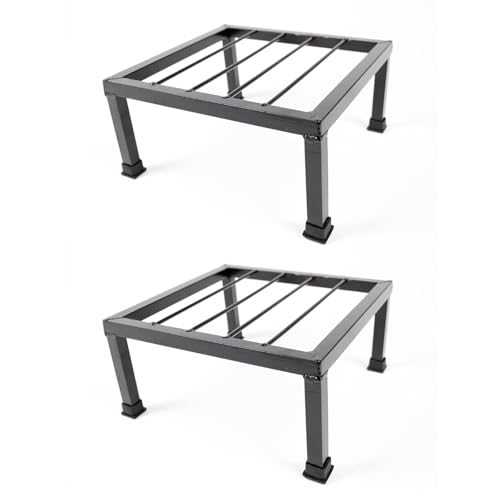 Niyara || Metal Planter Stand || Plant Stand for Pots|| Outdoor Plant Stand for Home Balcony Garden etc (Set of 2) - Image 1