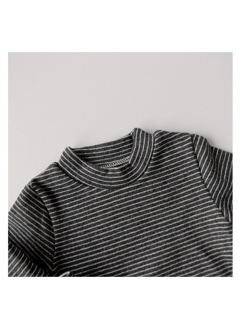 Baby Climbing Clothes Baby Onesie + High Waist Pants Set - Image 2