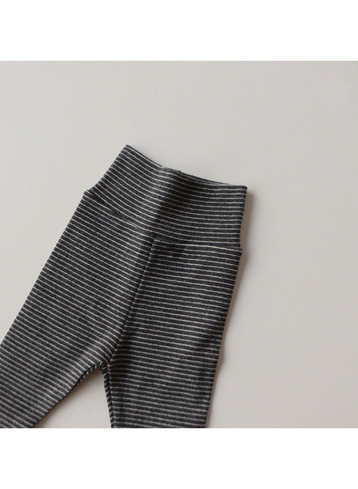 Baby Climbing Clothes Baby Onesie + High Waist Pants Set - Image 3