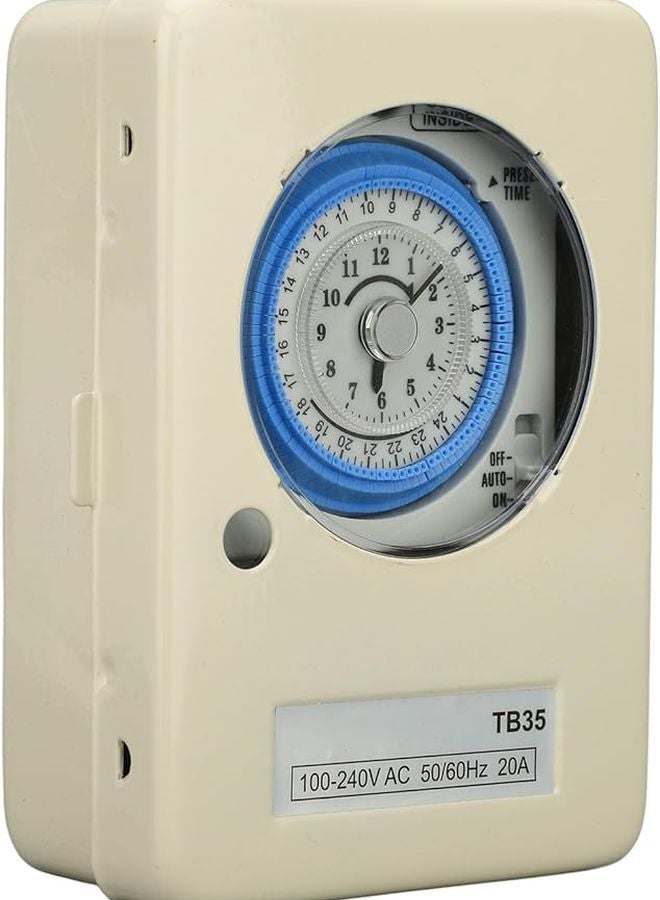 24 Hour Mechanical Timer Switch With Iron Box 15 Minute Interval Battery Operated Industrial - Image 3
