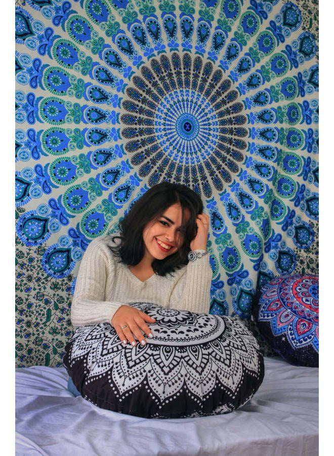 Hendi Mandala Bohemian Mandala Printed Wall Tapestry – Colorful Hippie Art Décor – Lightweight Polyester –  Bedroom, Living Room, Dorm Decoration - Image 1