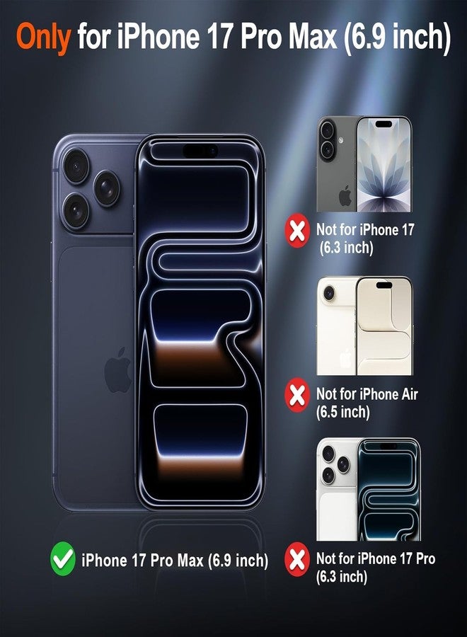 غطاء خلفي شفاف فائق المتانة من AIBEX لهاتف iPhone 17 Pro Max | غطاء صلب شفاف تمامًا | حماية من الصدمات بمعايير عسكرية | حافة TPU مقاومة للاصفرار | ظهر من البولي كربونات المقاوم للخدش - Image 2