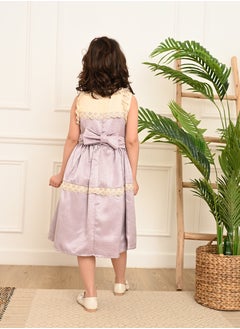 FULL JOY Elegant Girls' Dress with text sleeves  - Image 5