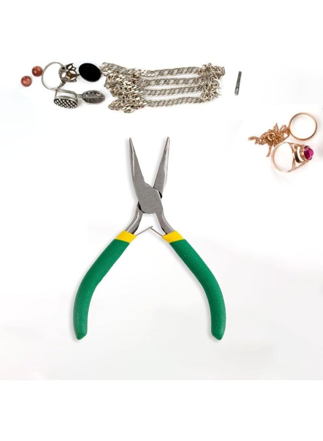 Poaker 6'' Nose Pliers – Precision Needle Nose Jewelry Pliers with Side Cutter for Wire Bending, DIY Crafts, and Jewelry Repair - Image 4