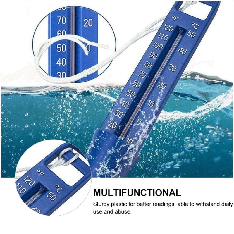 Plastic Floating Pool Thermometer with Lanyard Water Temperature Gauge 0 50c - Image 5