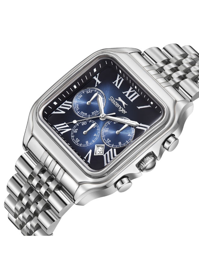 سلازنجر ساعة رجالية معدنية متعددة الوظائف - Image 5