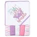 Baby Essentials Baby Hooded Bath Towel and Washcloth Set for Infant Girls 612 Months Little Sprinkle Magical Unicorn - Image 2