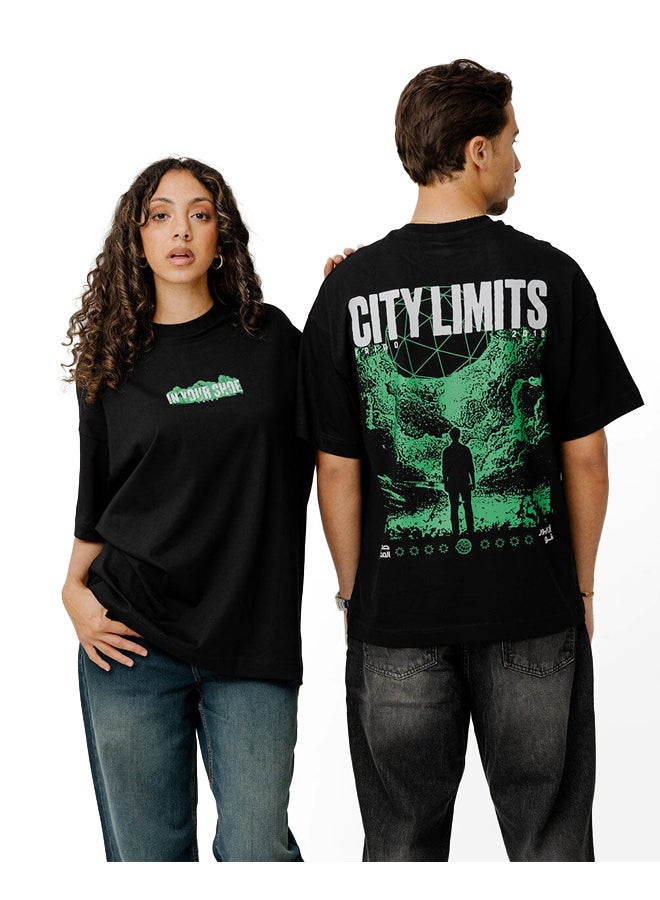 In Your Shoe City Limits Printed Oversized Tee - Image 1