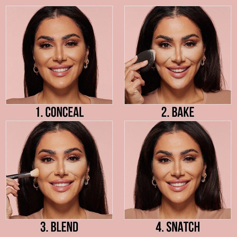 Huda Beauty Easy Bake Loose Baking & Setting Powder - Cherry Blossom - Image 5