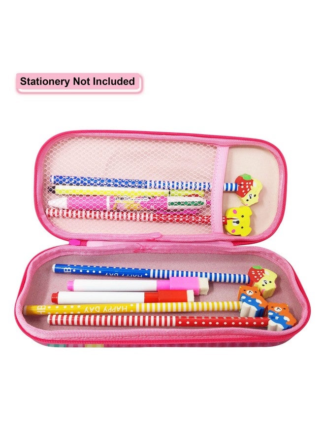 PARTEET 8D Theme Multipurpose Stationery/Pencil Pouch (Pink, Abs) - Image 5