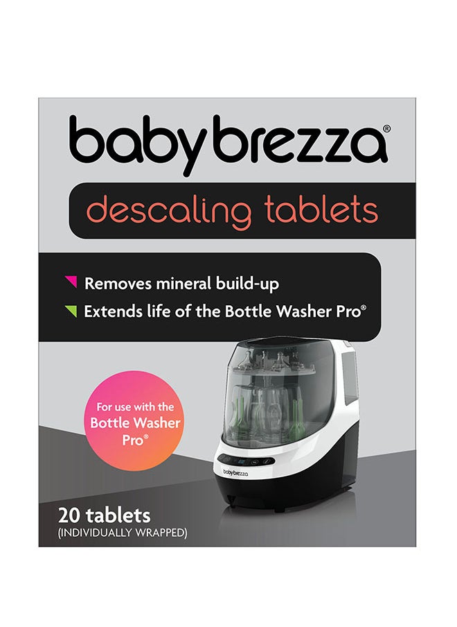 Baby Brezza Descaling Tablets - Compatible With Baby Brezza Bottle Washer Pro Only  - Image 1