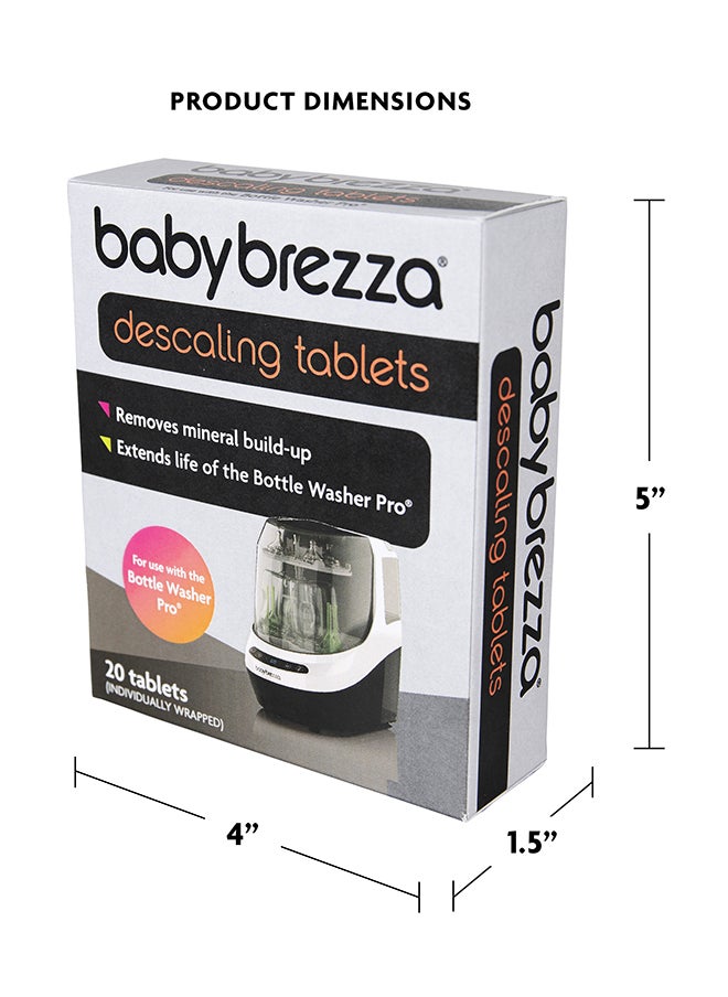 Baby Brezza Descaling Tablets - Compatible With Baby Brezza Bottle Washer Pro Only  - Image 3