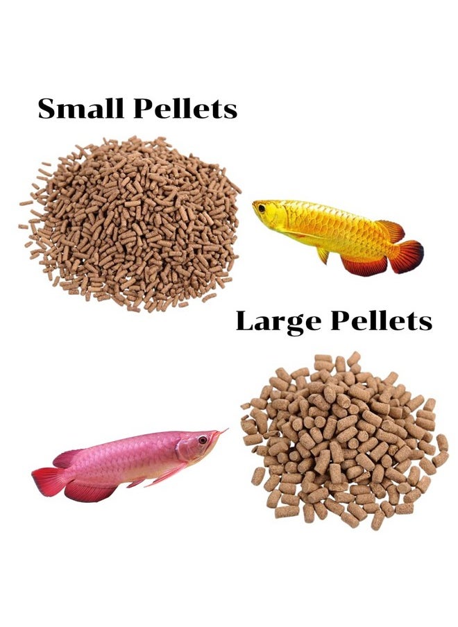 VAYINATO Ocean Free AR-G1 Arowana Carnivorous Pellet (Original) Fish Food, 250G | Daily Feed/Floating Type  - Image 2