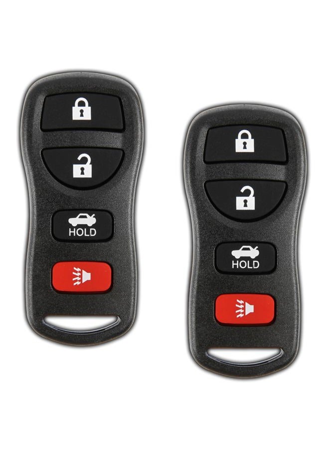 KeylessOption Keyless Entry Remote Control Car Key Fob for Nissan Infiniti KBRASTU15 (Pack of 2) - Image 1
