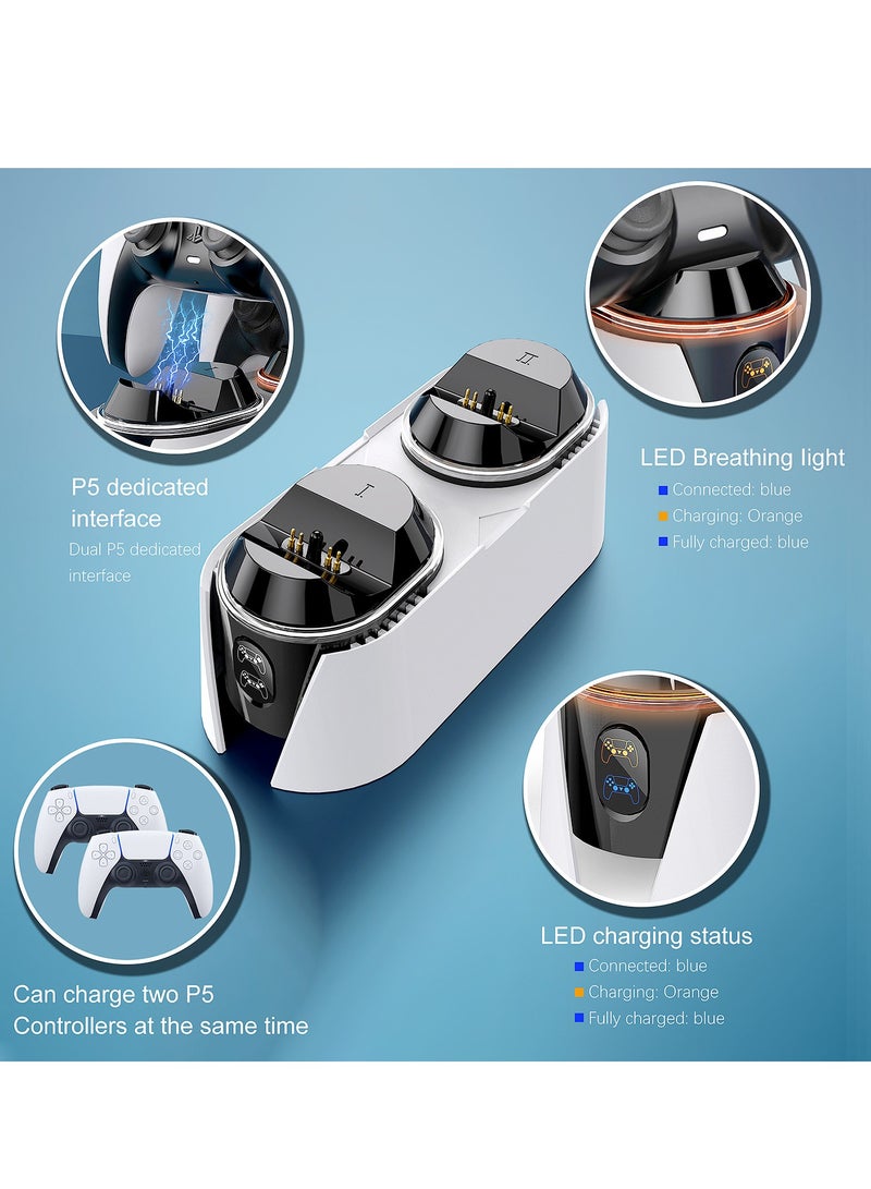 General PS5 Controller Charging Station, upgraded PS5 Fast Charging Station, controller charging station with LED indicator light, for Playstation 5 controller  - Image 2