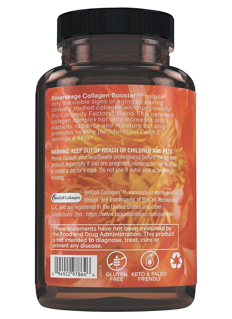Reserveage - Reserveage, Collagen Booster, Skin and Joint Supplement, Supports Healthy Collagen Production, 60 Capsules (30 Servings) - Image 1