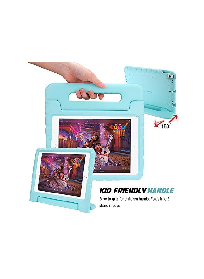 Procases Kids Case For Ipad 10.2 Inch 2021 2020 2019 (7Th 8Th 9Th Generation) / Ipad Pro 10.5/ Ipad Air 3, Super Shockproof Cover Lightweight Protective Case -Aqua - Image 5