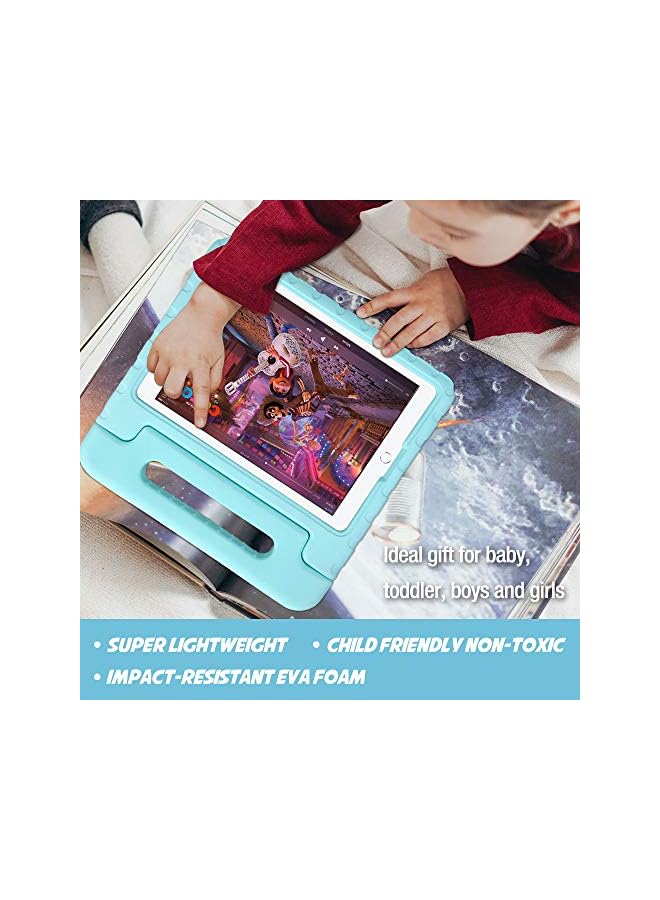 Procases Kids Case For Ipad 10.2 Inch 2021 2020 2019 (7Th 8Th 9Th Generation) / Ipad Pro 10.5/ Ipad Air 3, Super Shockproof Cover Lightweight Protective Case -Aqua - Image 3
