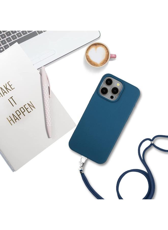 اس-توب جراب لهاتف iPhone 12 Pro Max مصنوع من مادة القش المغناطيسية MagSafe من القمح + جراب هاتف TPU مع حبل - Image 4