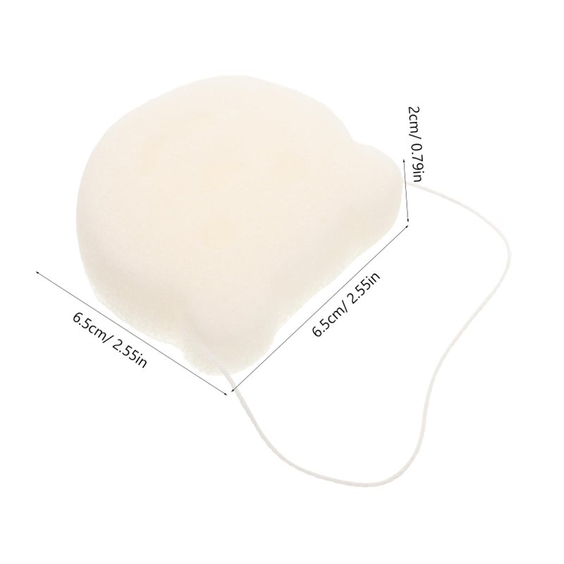 Soft Muslin Baby Bath Sponge For Newborn Sensitive Skin Gentle Wash Scrubber - Image 3
