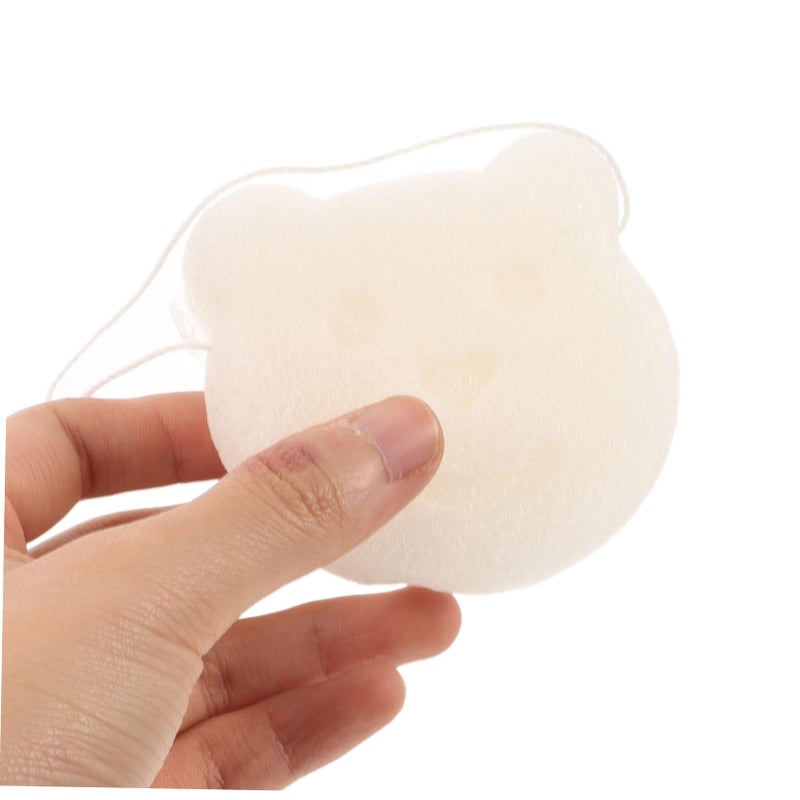 Soft Muslin Baby Bath Sponge For Newborn Sensitive Skin Gentle Wash Scrubber - Image 4
