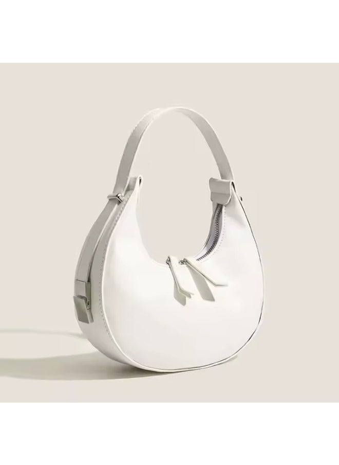 Rup Art Women's Crescent PU Shoulder Bag – Stylish & Versatile Hobo Handbag with Trendy Moon Shape  - Image 3