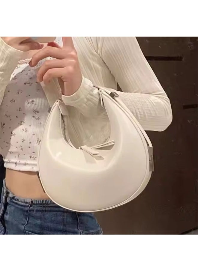 Rup Art Women's Crescent PU Shoulder Bag – Stylish & Versatile Hobo Handbag with Trendy Moon Shape  - Image 4
