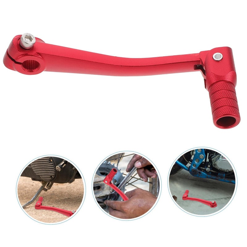 Red Dirt Bike Motorcycle Gear Shift Lever Lightweight Aluminum Shifter Control 16X5 5X3CM - Image 5