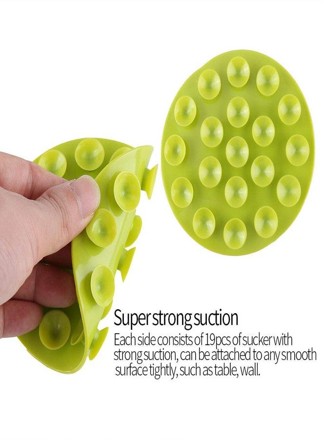 SpiderJuice Creative Multipurpose Anti Spill Anti Skid Non Slip Double Sided Suction Circular Coaster Art Feeding Sticker Mat for Baby Children Toddlers Kids (Single Piece, Random Color) - Image 3