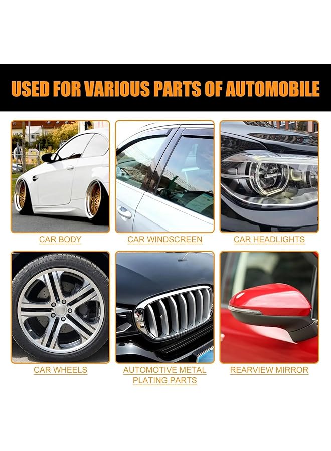Excefore Plastic Restorer For Cars, 2Pcs Plastic Revitalizing Coating Agent, For Cars Bike Protection Film To Car Paint From Scratches Antiscratch Rainwater Repellent Exterior Polish(120Ml) - Image 5