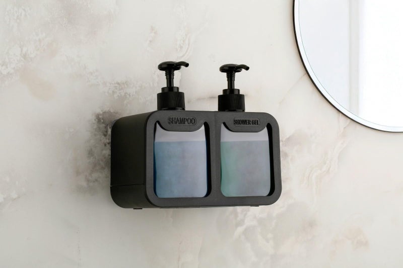 BENAVJI Outdoor Living Twin Designe Liquid Soap Dispenser, 300ml, Multipurpose Refillable Plastic Pump for Hand Wash, Dish Wash, Shampoo, Kitchen, Bathroom, and Household Use - Image 3